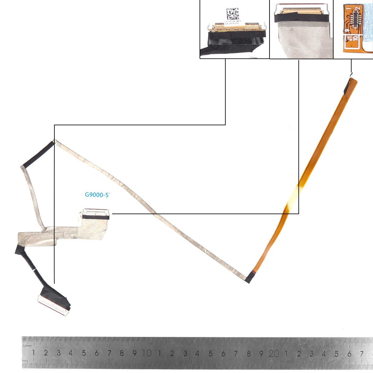 Picture of New LCD Display Screen Cable Replacement  For Dell Vostro Inspiron 5515 5510 30pin 0.5